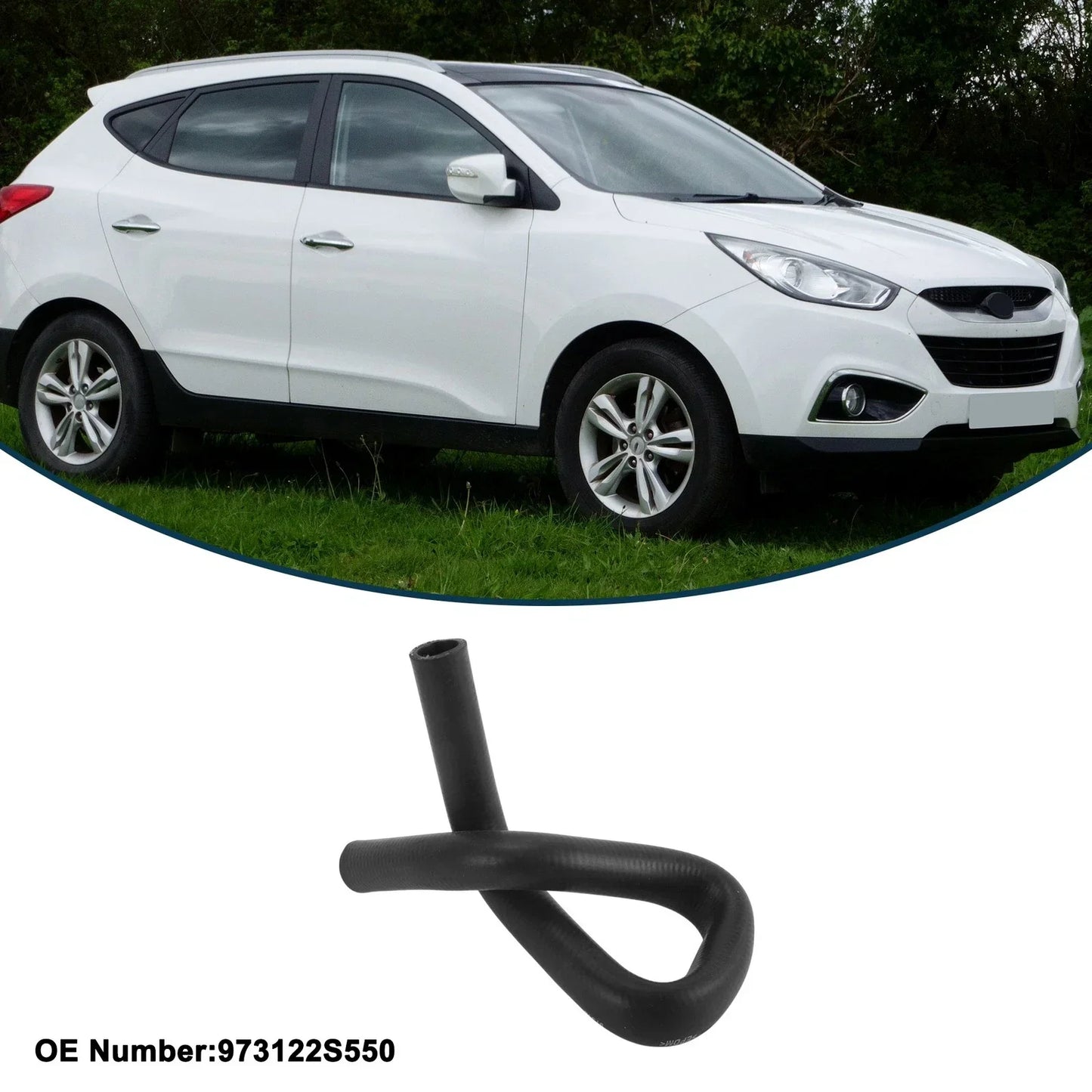 Radiator Hose for Hyundai Ix35 2015 Rubber Coolant Pipe