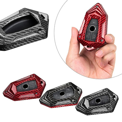 Carbon Fiber Key Fob Case Cover for Mercedes Benz C CLA CLS CLK GLK GLA GLC