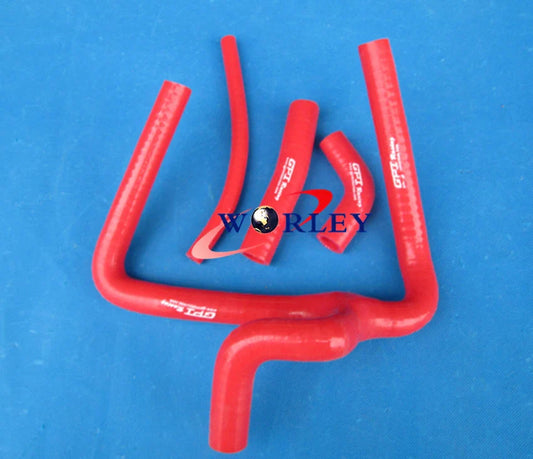 Aluminum Radiator & BLACK Silicone Y Hose for Honda CR250 CR250R (2002-2004)