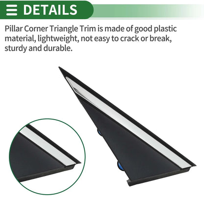 Front Left Pillar Triangle Trim for Hyundai Sonata (2015-2018)