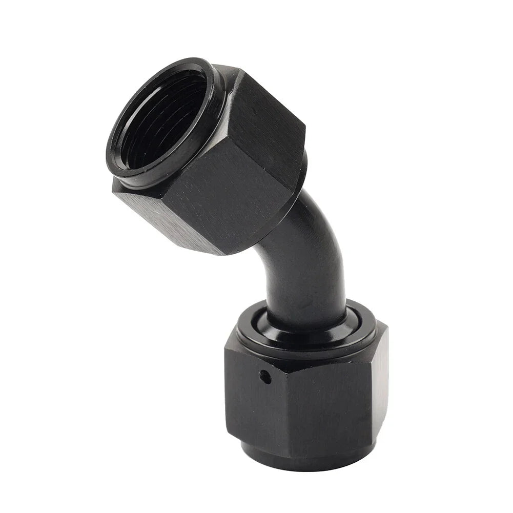 8AN Female to Female 45�� Swivel Coupler Fitting Adapter for Car
