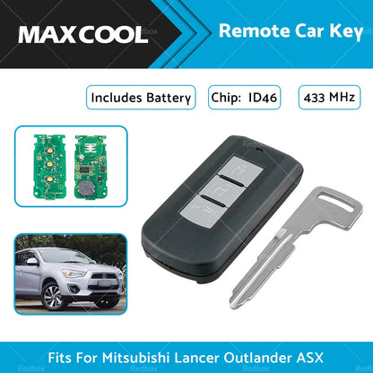 Remote Smart Key ID46 3 Buttons for Mitsubishi Lancer Outlander ASX (2010-2023)