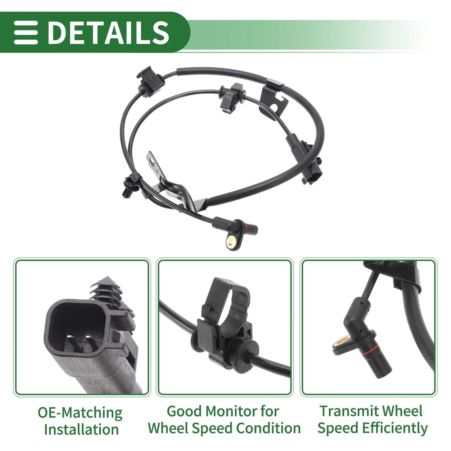 ABS Wheel Speed Sensor for Dodge Journey Left Rear (2009-2023)