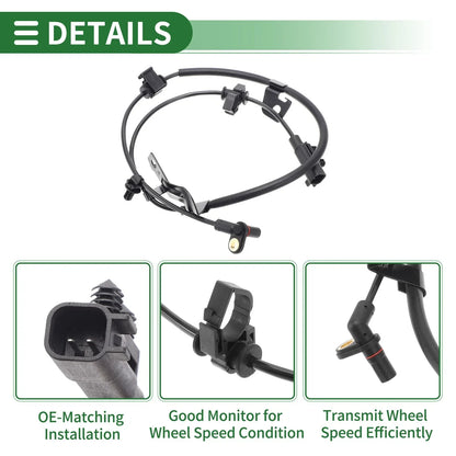 ABS Wheel Speed Sensor for Dodge Journey Left Rear (2009-2023)