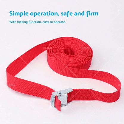 2M Metal Buckle Cam Tie Down Straps for Cargo Ratchet Lashing