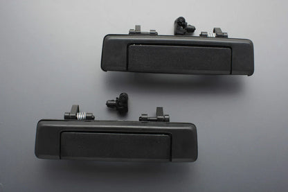 Black Door Handles 2 x for 85-98 Ford Courier Mazda Bravo B2000 B2200 B2600