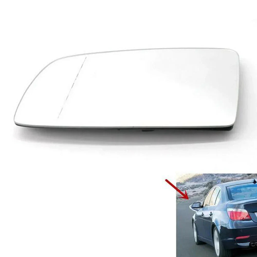 Left Mirror Glass Lens for BMW 5 6 Series E60 E63 E64 (2006-2010)