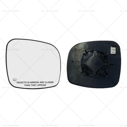 Heated Convex Right Side Mirror Glass for Chrysler Grand Voyager (2008-2015)