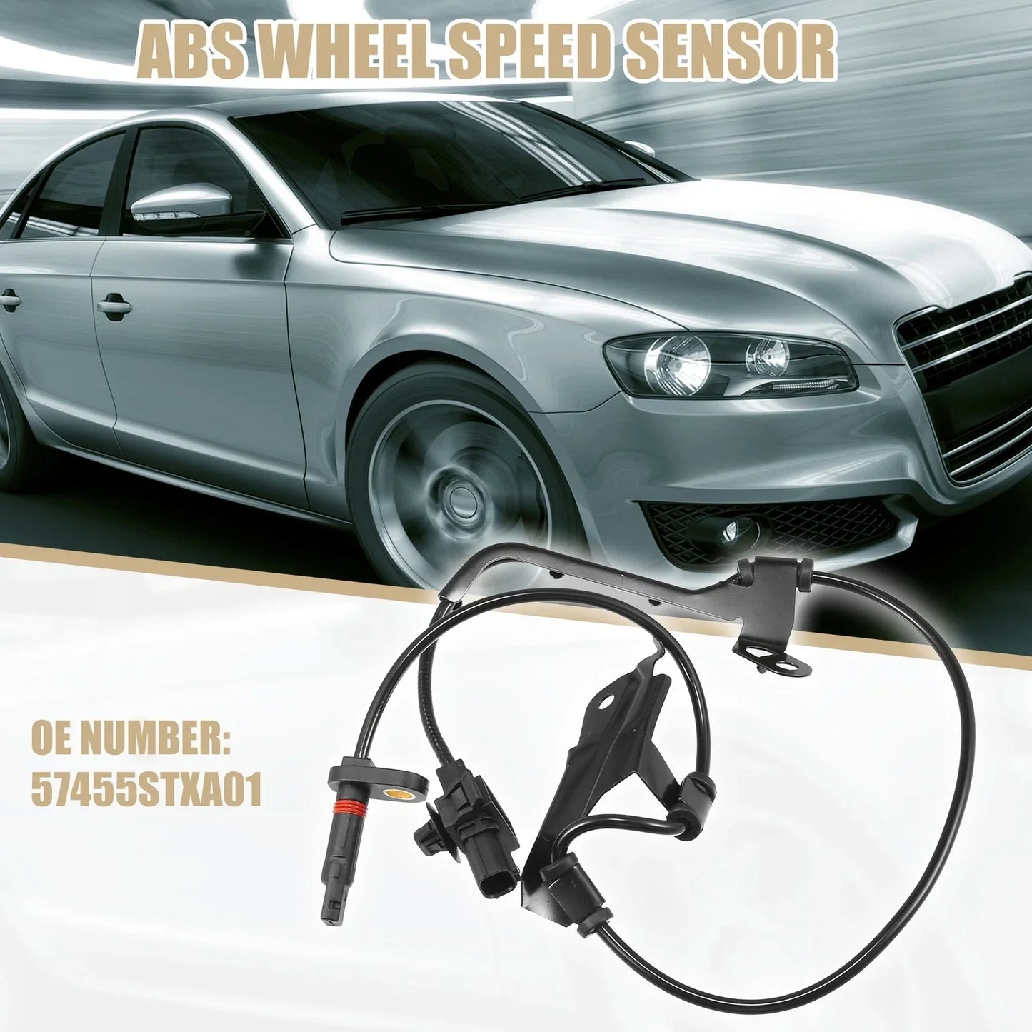 Front Left ABS Sensor for Honda Pilot 2009-2015 3.5L V6 (2009-2015)