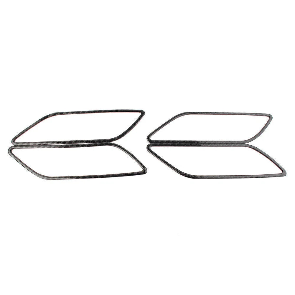 4x Carbon Fiber Inner Handle Trim Covers for Audi A3 S3 (2014-2018)
