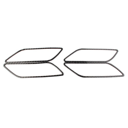 4x Carbon Fiber Inner Handle Trim Covers for Audi A3 S3 (2014-2018)