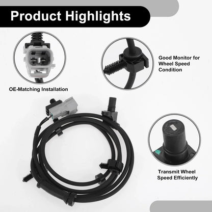 ABS Wheel Speed Sensor for Dodge Ram (2010-2018) - 1 x Rear Left/Right