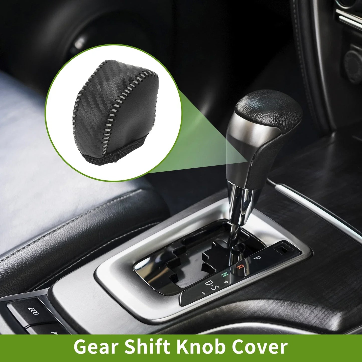 Gear Shift Knob Cover for Lexus NX250 2022-2023 Black Carbon Fiber
