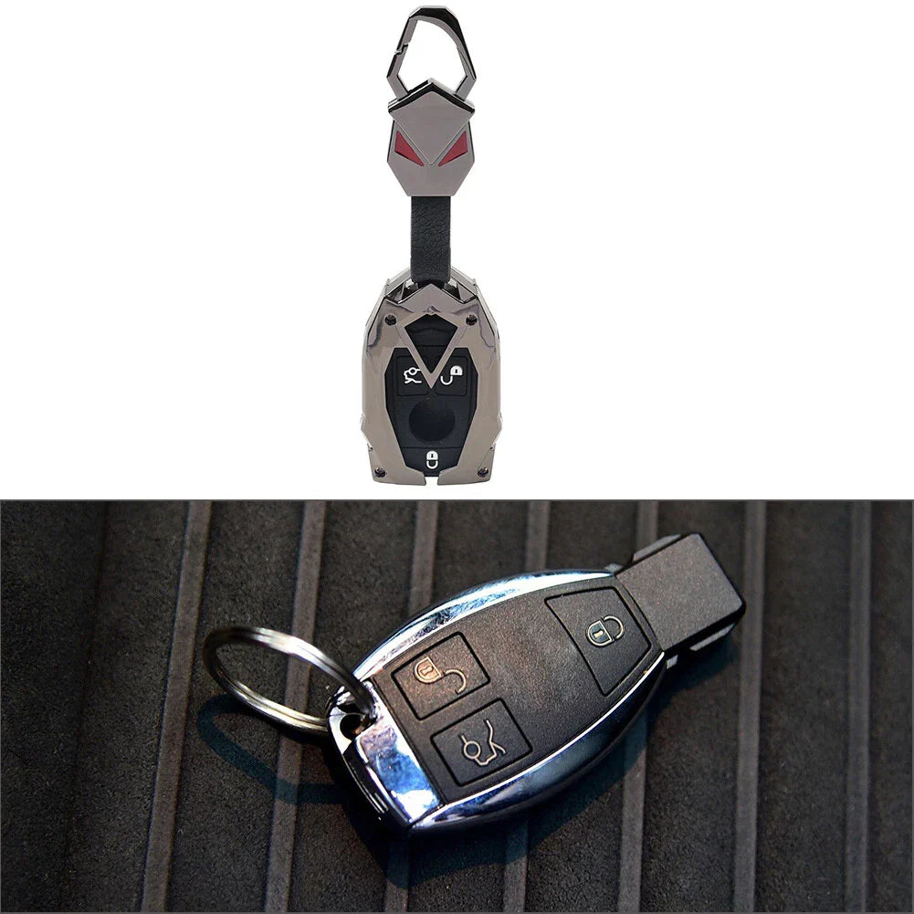 Black 3 Button Remote Key Fob Cover for Mercedes-Benz CLA C117 (2014-2019)