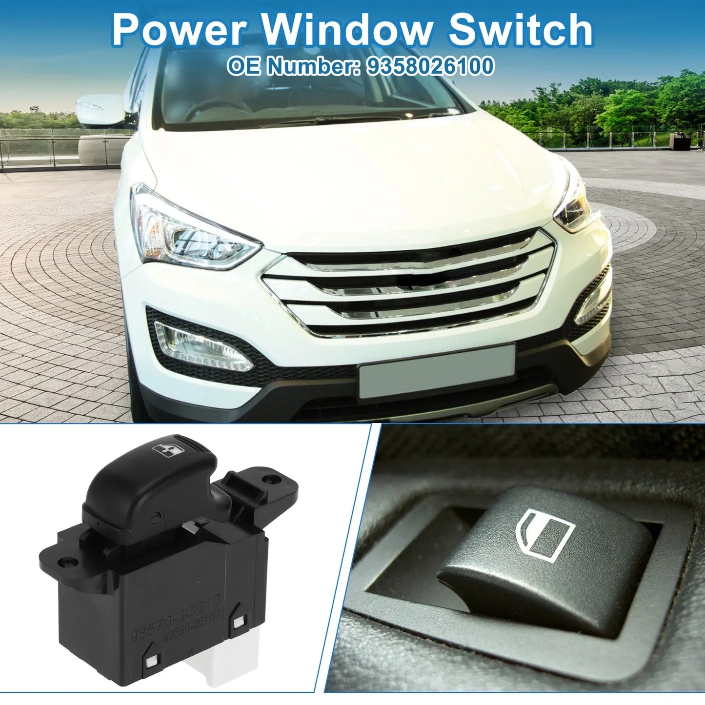 Power Window Switch for Hyundai Santa Fe (2002-2006)