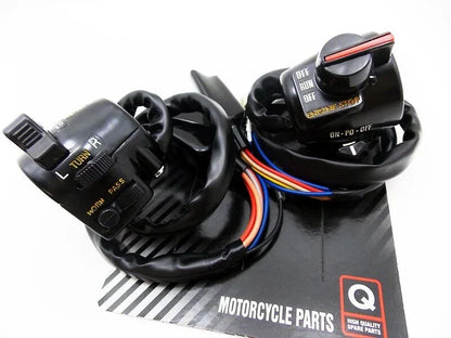 Left Right Handlebar Switch Block Assembly Set for Kawasaki Z1/B (1975)