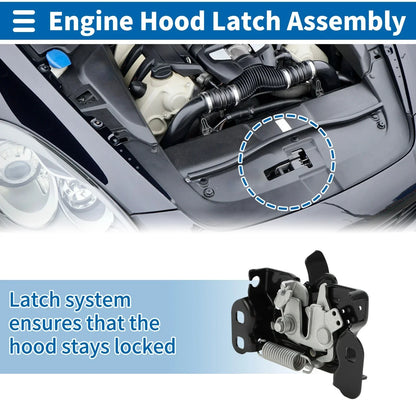 Hood Latch Assembly for Dodge Avenger Sedan (2011-2014) - 1 x Pcs