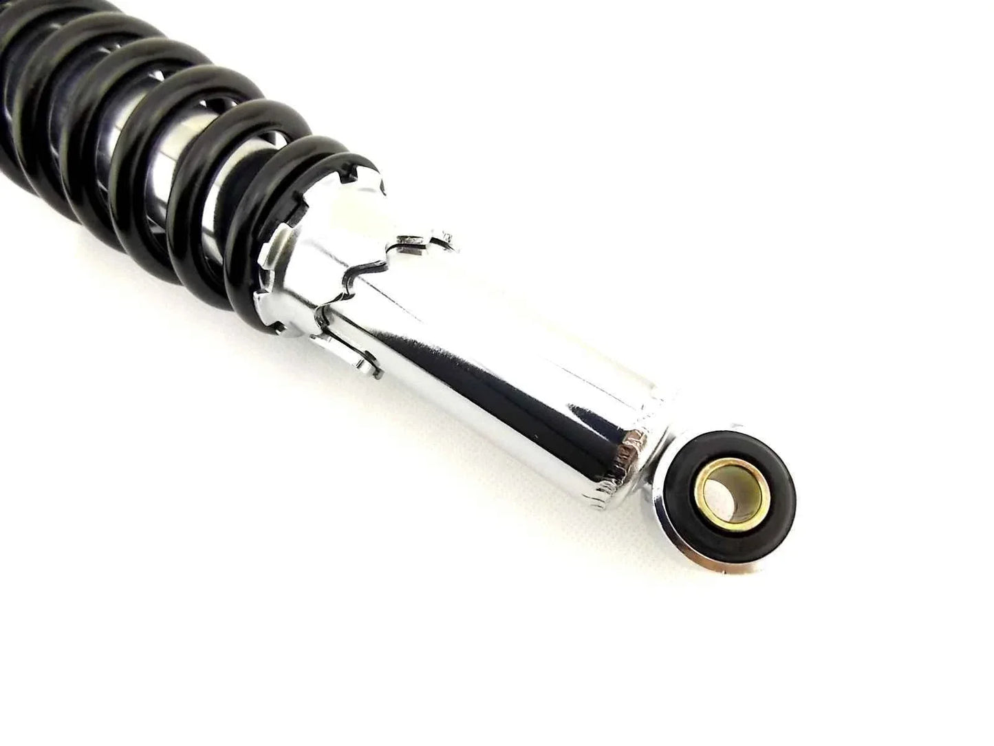 350mm JBS Black/Chrome Rear Shock Absorbers for Kawasaki GPZ1100 (81-82)