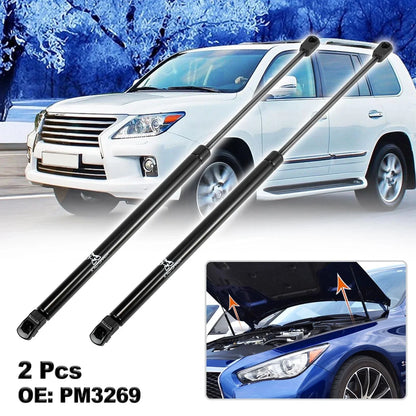 2 x Front Hood Lift Supports Struts Gas Springs for Lexus RX350 RX450h (2007-2022)