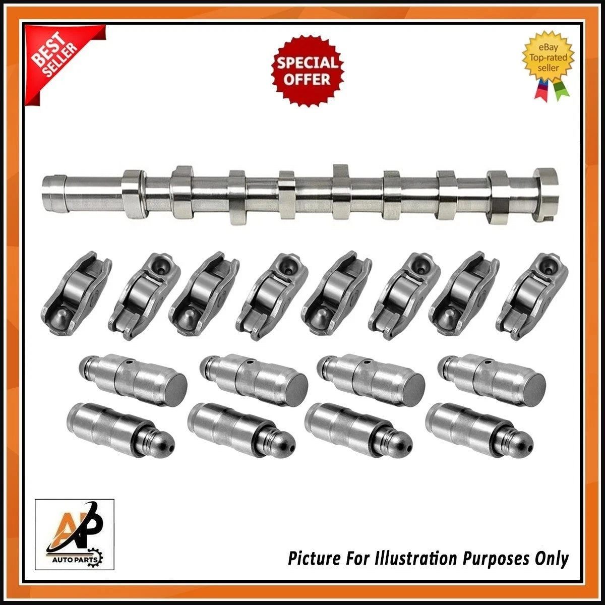 Camshaft Rocker Lifter Replacement for Citroen Peugeot Fiat 1.6 DV6 (2010–2019)