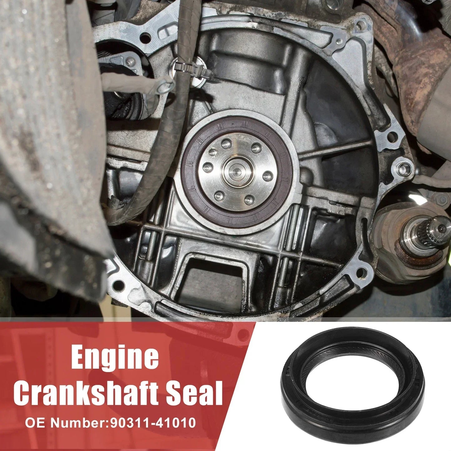 Car Engine Crankshaft Oil Seal for Toyota 4Runner 1987-2009 Rubber Seal