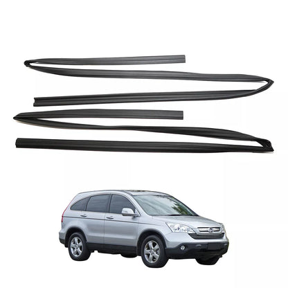 Front Door Glass Run Channel Seal Set for Honda CR-V Wagon 2007-2011