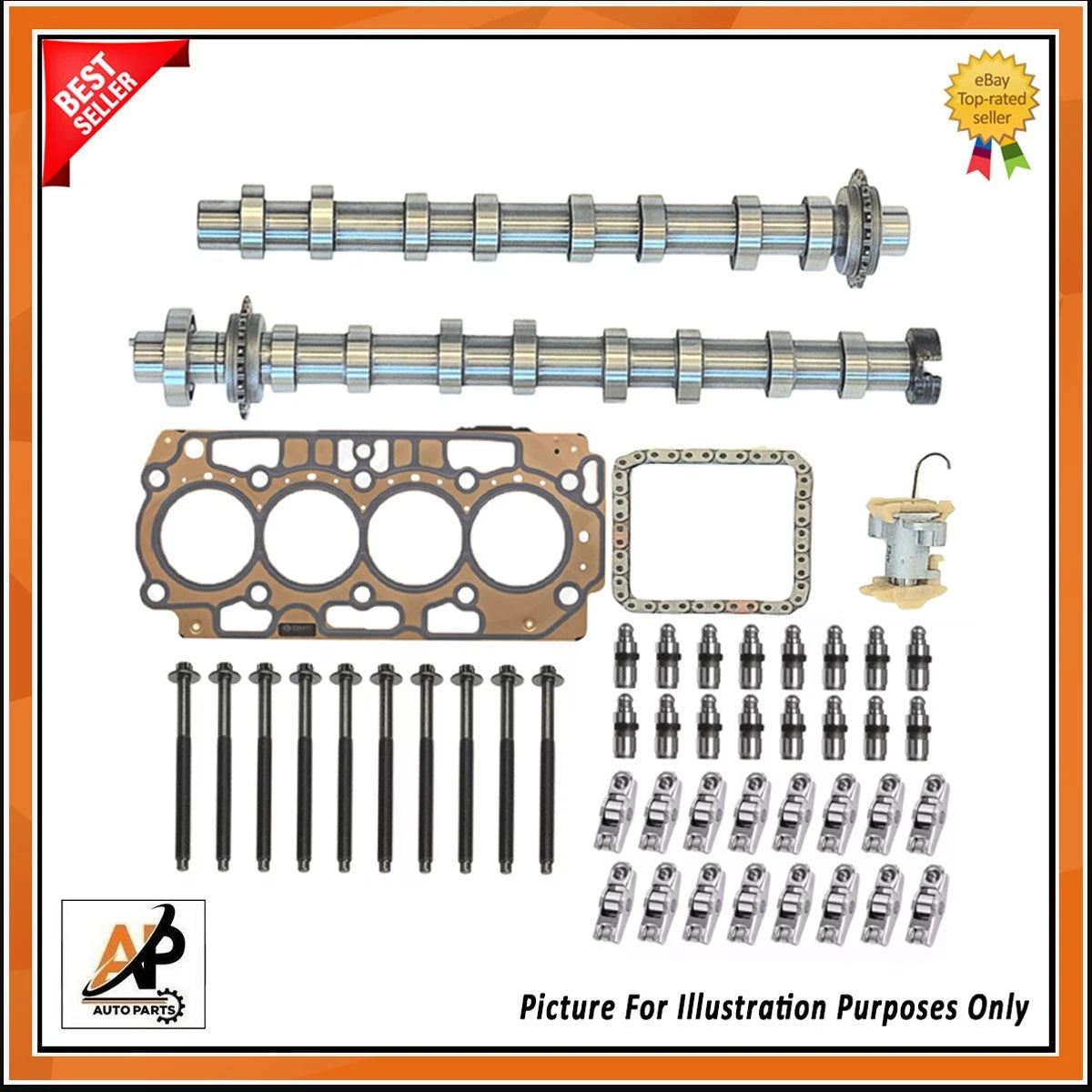 Exhaust Camshaft Rebuild Kit Replacement for Citroen Peugeot Opel Vauxhall 1.5D (2009–2019)