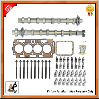 Exhaust Camshaft Rebuild Kit Replacement for Citroen Peugeot Opel Vauxhall 1.5D (2009–2019)