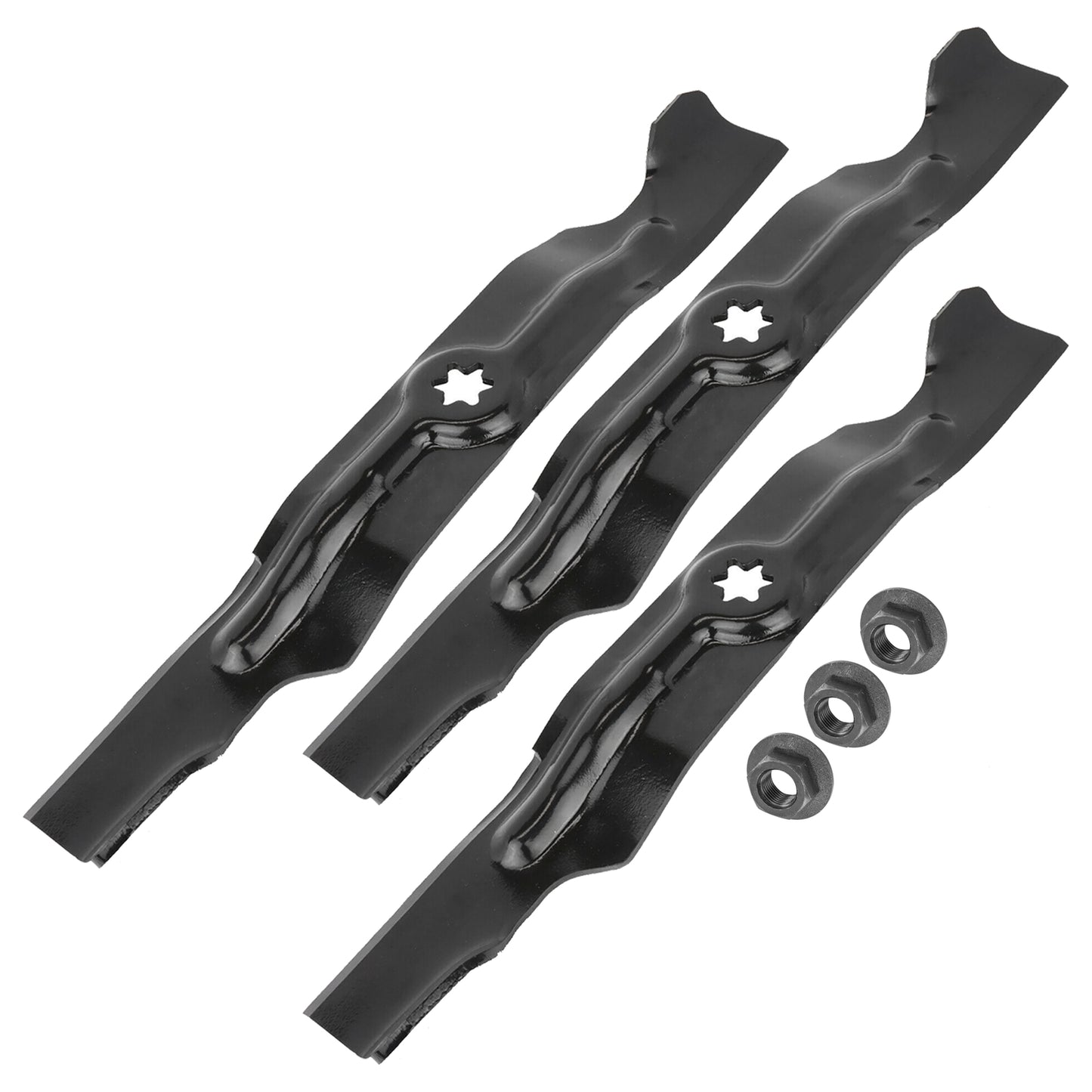 Deck Blade and Nut Kit for Cub Cadet LT 1050 RZT-50 SLT 1550 (50")