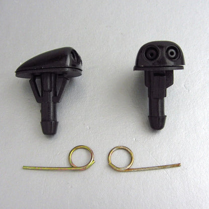 2 x Windshield Washer Nozzles for 85-98 Ford Courier, Mazda Bravo, B2000, 323