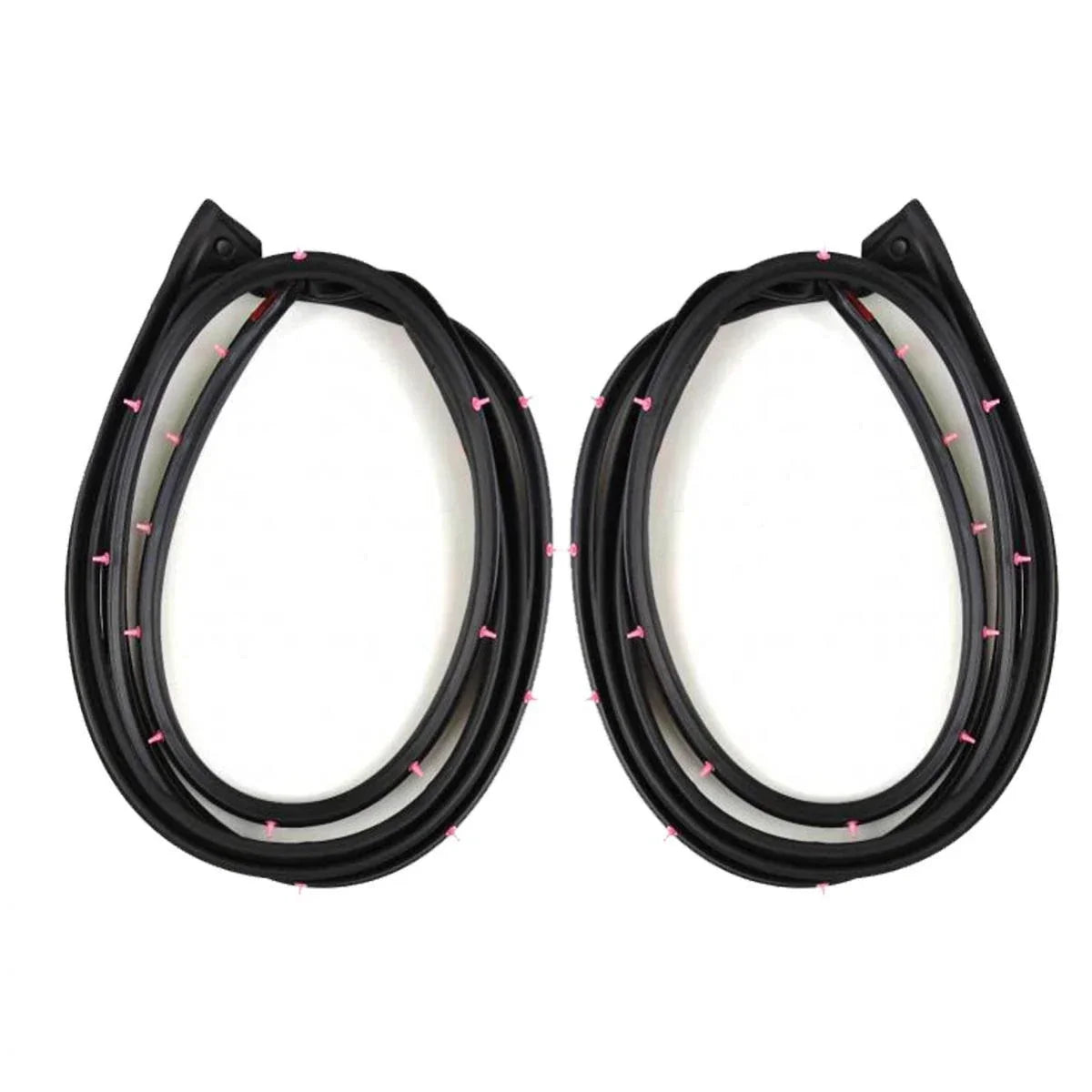 Door Rubber Seal Weatherstrip FL+FR Fits Toyota Vios NCP42 4D Sedan 2003-06 D05
