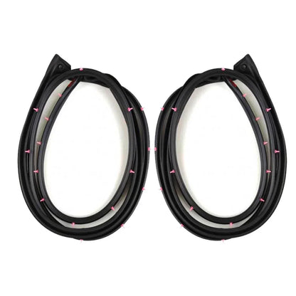 Door Rubber Seal Weatherstrip FL+FR Fits Toyota Vios NCP42 4D Sedan 2003-06 D05