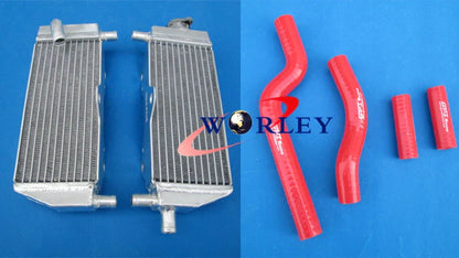 Aluminum Radiator + Red Hose for Yamaha YZ250 (1996-2001)
