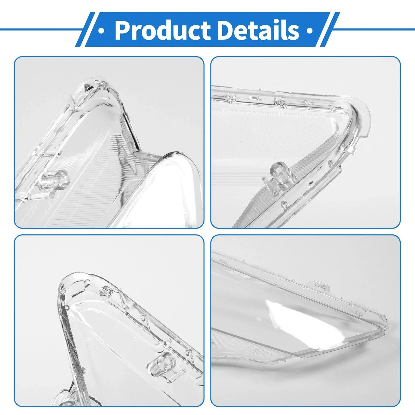 Car Front Left Headlight Lens Cover for Honda Crosstour (2011-2013)