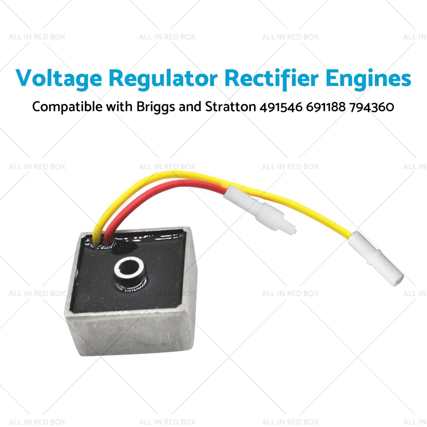 Voltage Regulator Rectifier for Briggs & Stratton Engines (491546, 691188, 794360)
