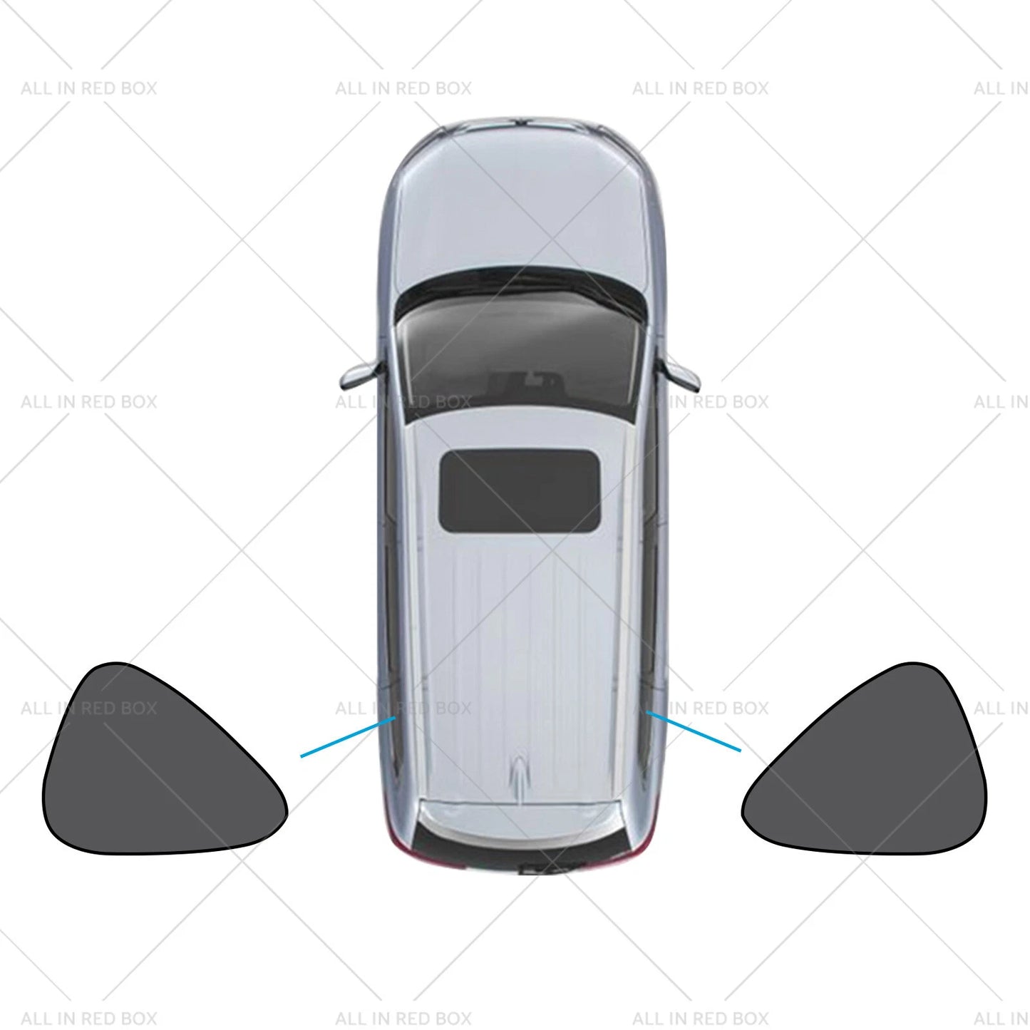 Triangular Window Shades for Mazda CX-5 1st Gen (2012-2017) UVA Protection