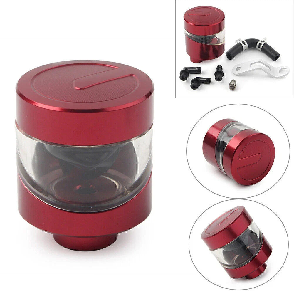 Front Brake Clutch Fluid Reservoir Cup for Moto - Red