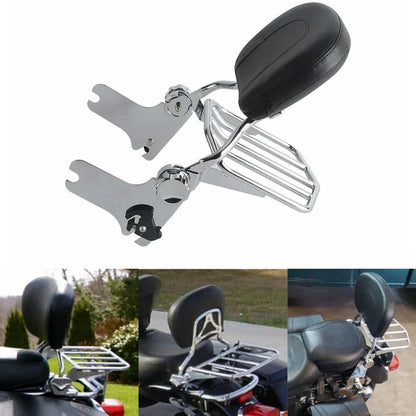 Backrest Sissy Bar & Luggage Rack for Harley Street Glide, Road King (2006-2023)