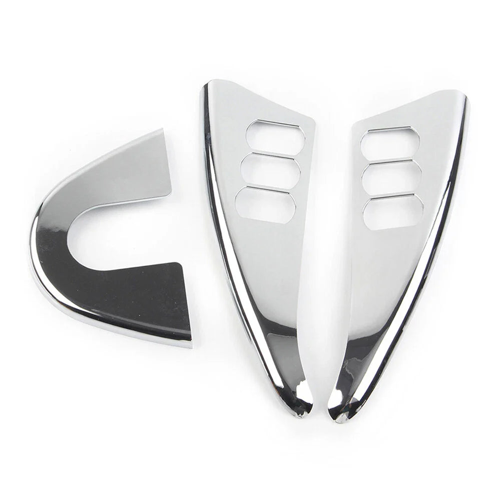 Chrome Inner Fairing Switch Panel Accent Cover for Harley Electra Glide (2009-2023)