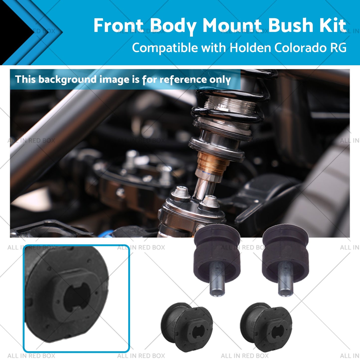 Rubber Front Body Mount Bush for Holden Colorado RG (2012-2020)