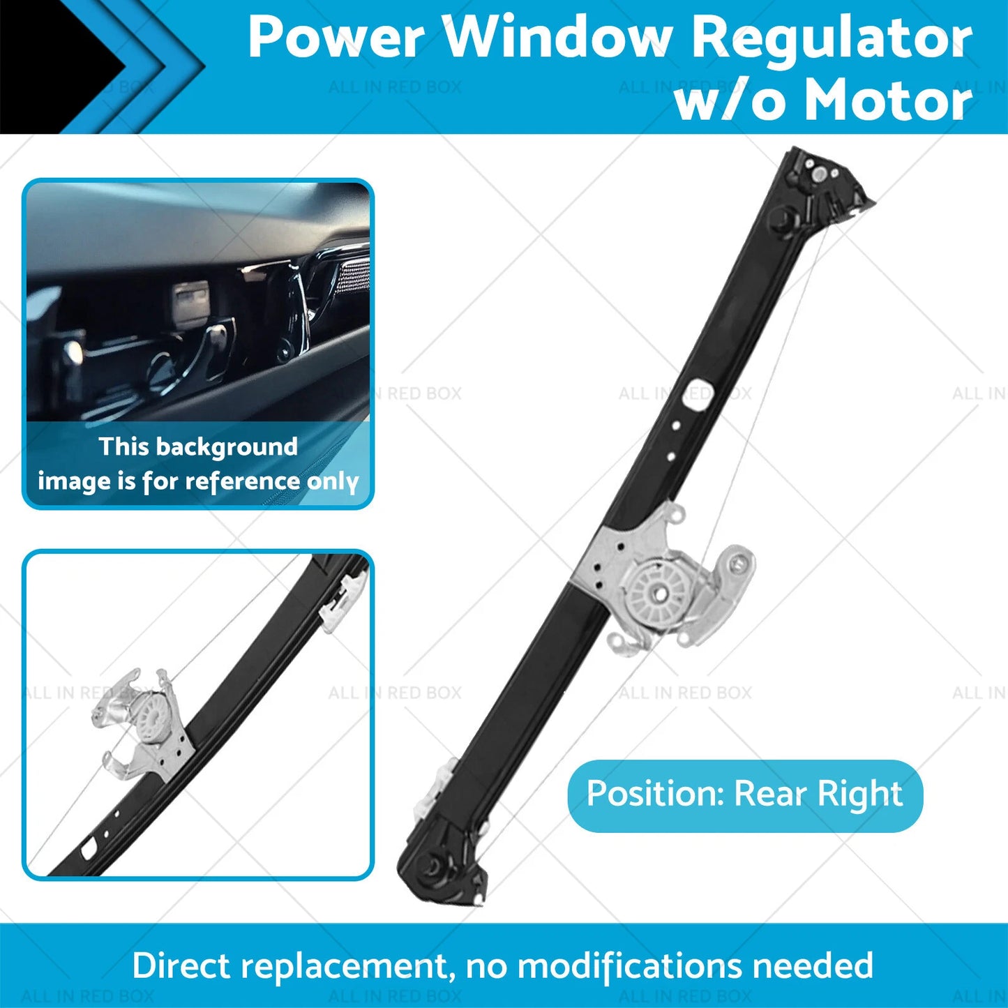 Rear RH Power Window Regulator for BMW X5 E53 (2000-2006)