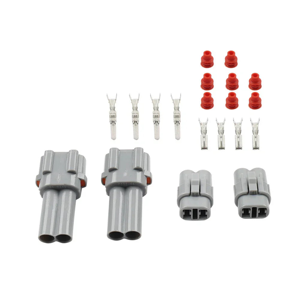 DC Power Outlet Connector Plug Set for Yamaha YZF-R6, R1, MT07, MT09, XSR, Tracer