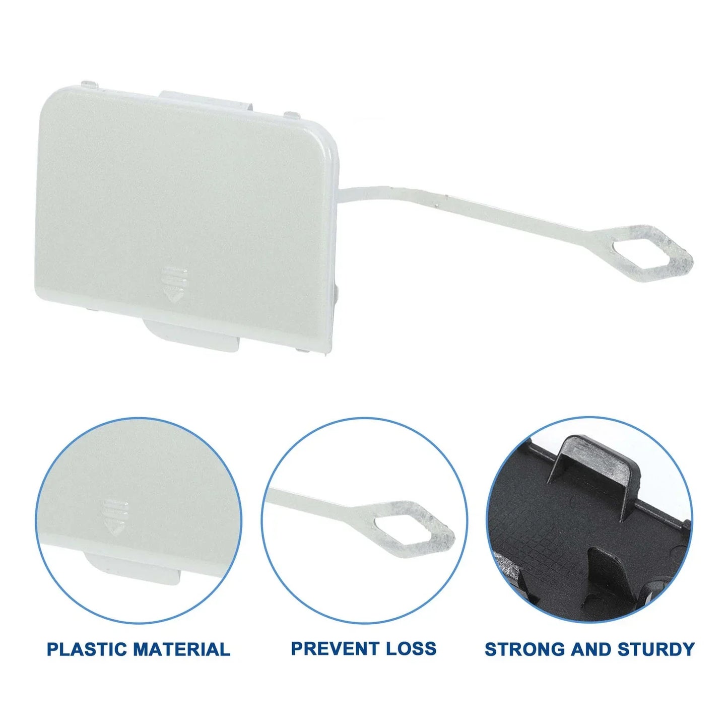 Front Right Tow Hook Cover for Mercedes-Benz C-Class (2008-2011)