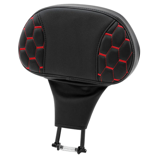 Backrest Pad Black Red for Harley Road Glide FLTRXSE (1988-2023)