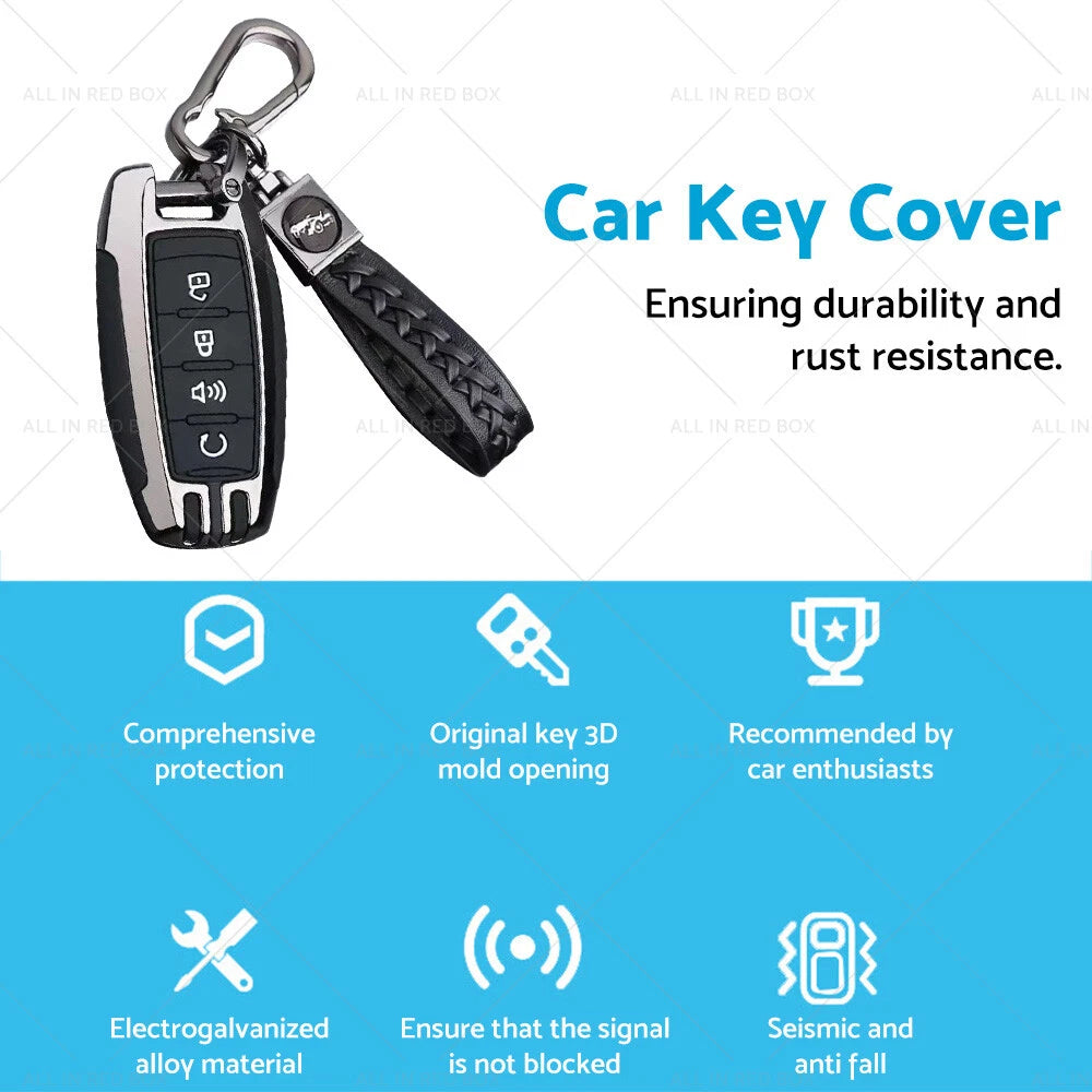 Remote Key Fob Case Cover for Great Wall GWM Cannon X L Dual Cab