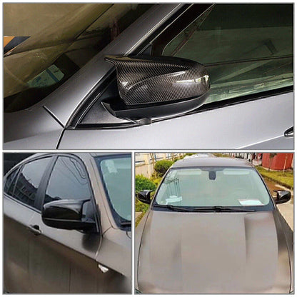 Carbon Fiber Rear View Mirror Covers for BMW X5 X6 E70 E71 (2007-2013)