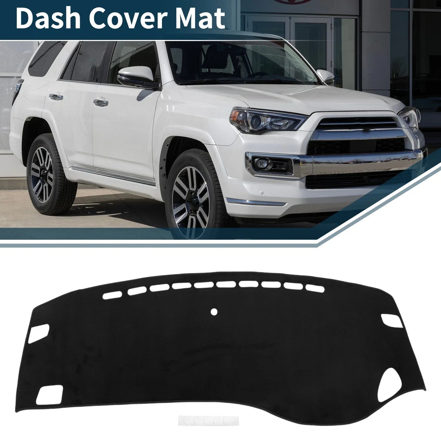 Dashboard Dash Cover Mat for Honda Odyssey RC1 RC2 (2018-2023) Black 1 Set