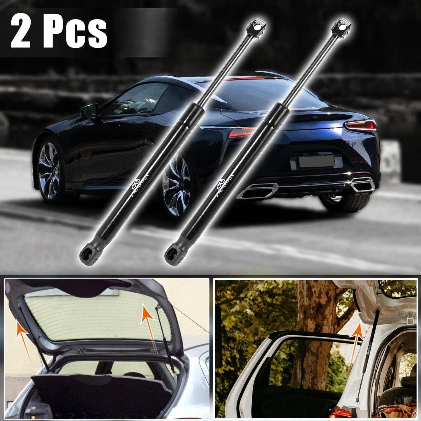2 x Rear Trunk Lift Supports Struts for Lexus SC300 SC400 (1992-2000)