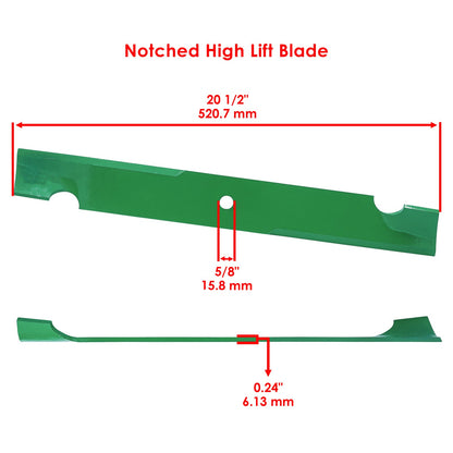 Deck Blade with Bolt Replacement for Bad Boy ZT Avenger (2020–2025)