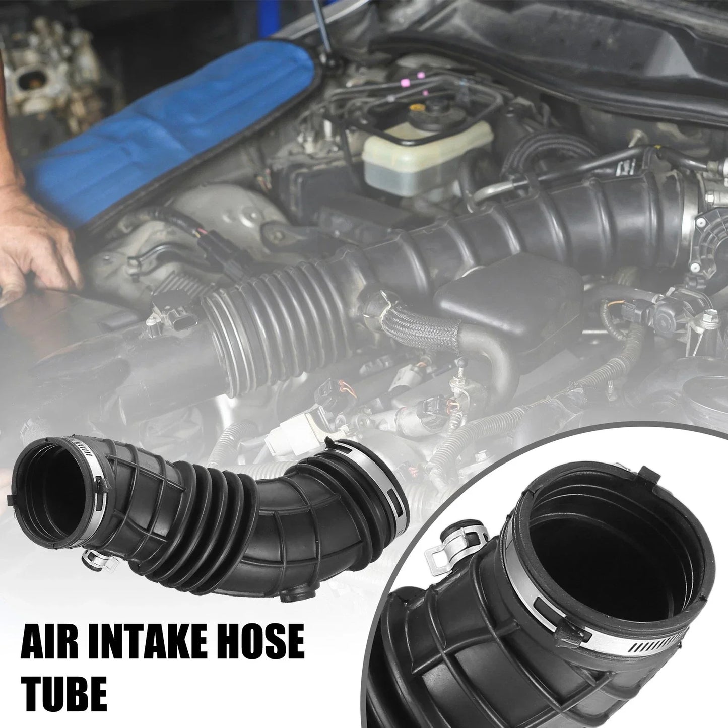 Air Cleaner Intake Hose Tube with Clamps for Honda Crosstour (2008-2012)